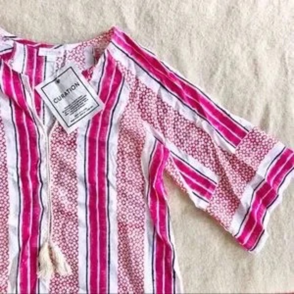 Emerson Fry Curation Emerson Tunic In Vintage Stripe - OS - Picture 3 of 6